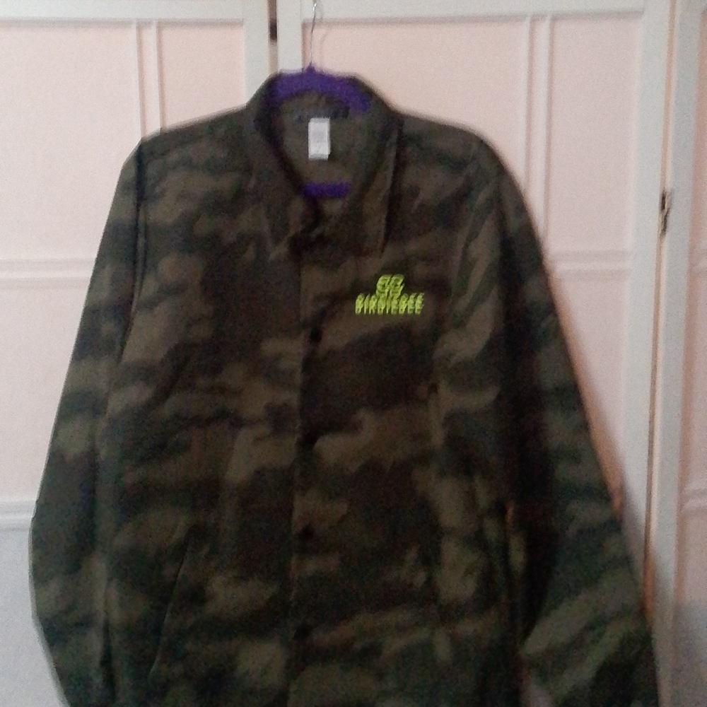 Birdiebee Camouflage Snap Button Windbreaker Jack… - image 1